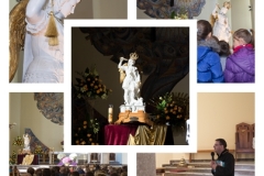 Figura św. Michała Archanioła - spotkanie dzieci i młodzieży