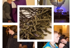 Wręczenie krzyży przed bierzmowaniem 11-III-2016