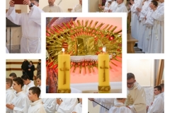 Błogosławieństwo nowych lektorów, ministrantów i kandydatów na ministranta.